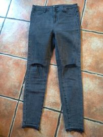 Dżinsy Reserved 38 S/M jeansy slim czarne