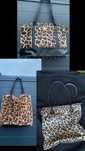 3 damskie torebki leopard
