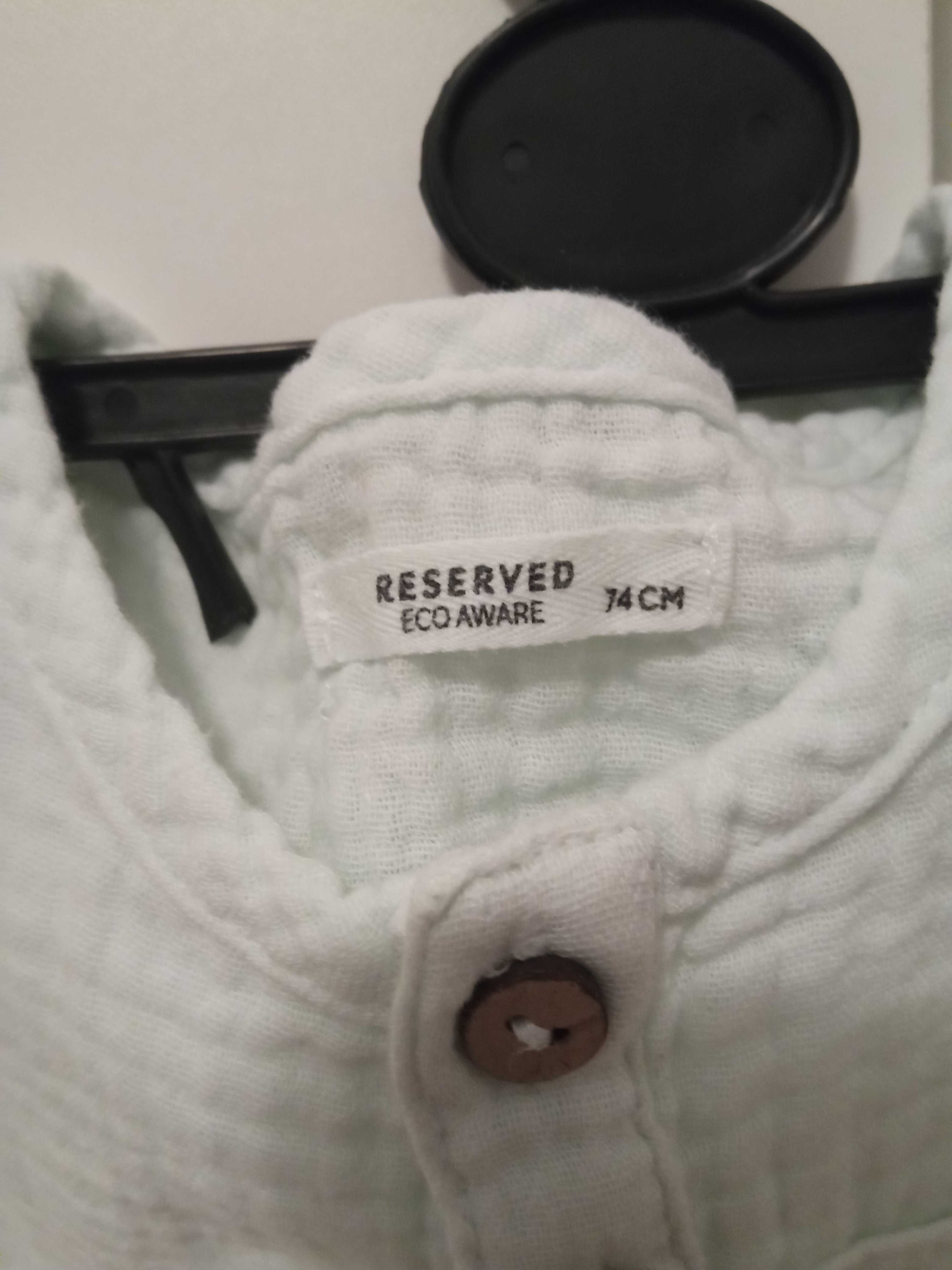 Bluzka koszulka Boho muślin Reserved 74