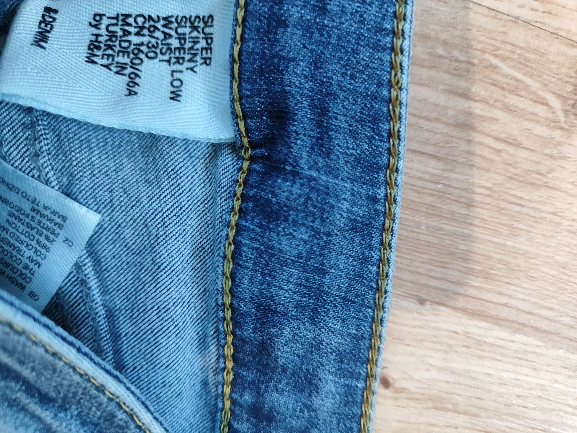 Spodnie damskie jeansowe H&M 26/34