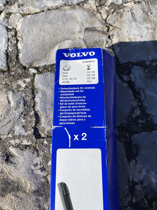 Conjunto Lâminas do limpa vidro para o para brisas Volvo