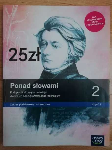 Ponad Słowami 2. Część 1. Podręcznik - zakres podstawowy i rozszerzony