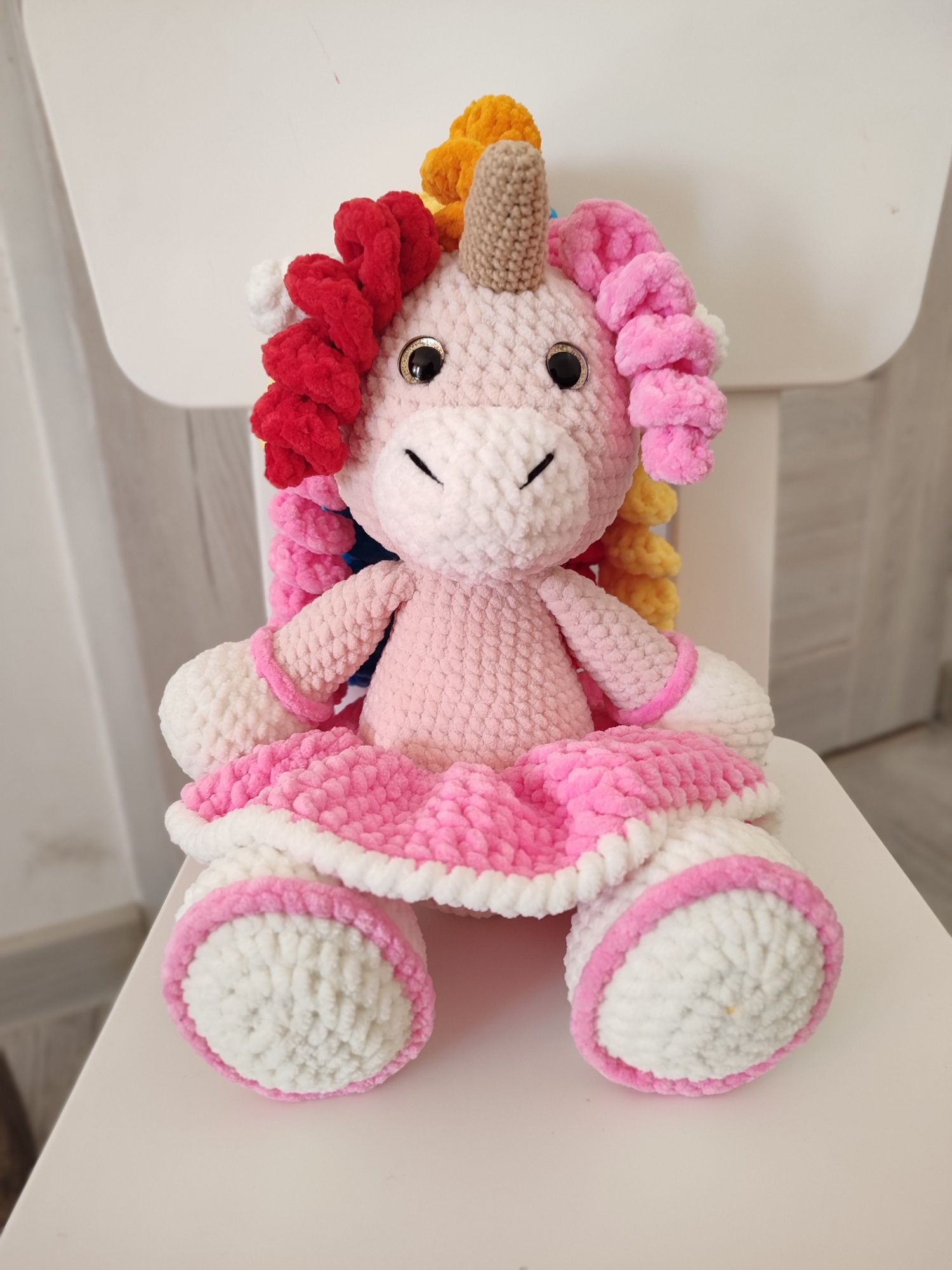 Zabawka Jednorożec, hand made, amigurumi