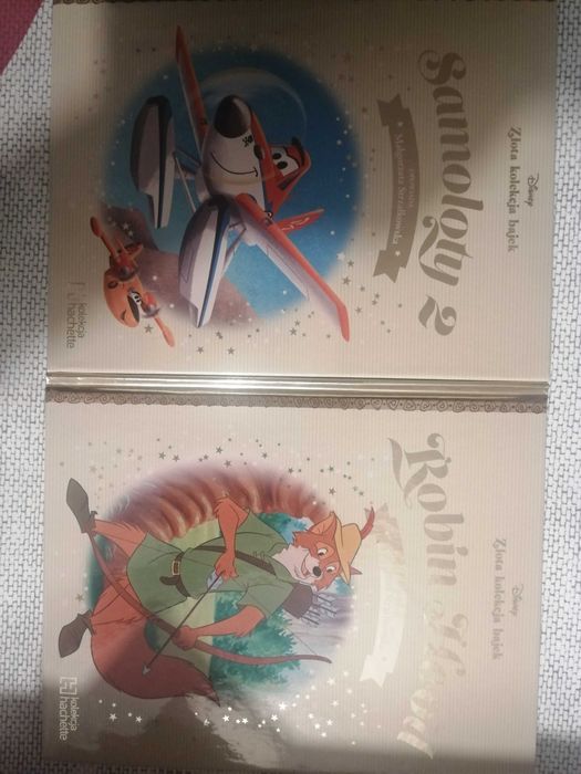 Książka złota kolekcja bajek; Samoloty2; Robin Hood