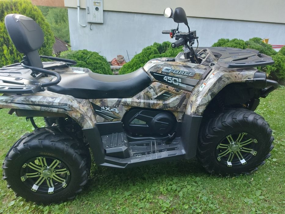 Quad CF Moto  450 L 4x4 /Homologacja L7e samochodowy