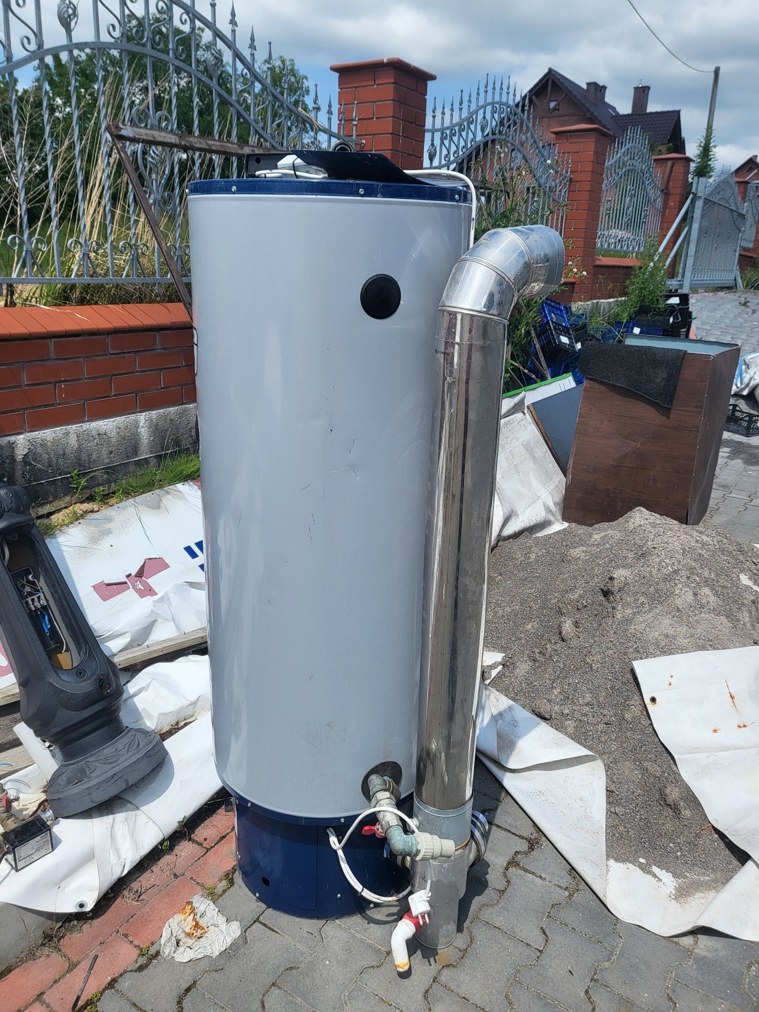 Boiler gazowy 200 l  ao smiht twi 45- 190 45kw nierdzewny cwu