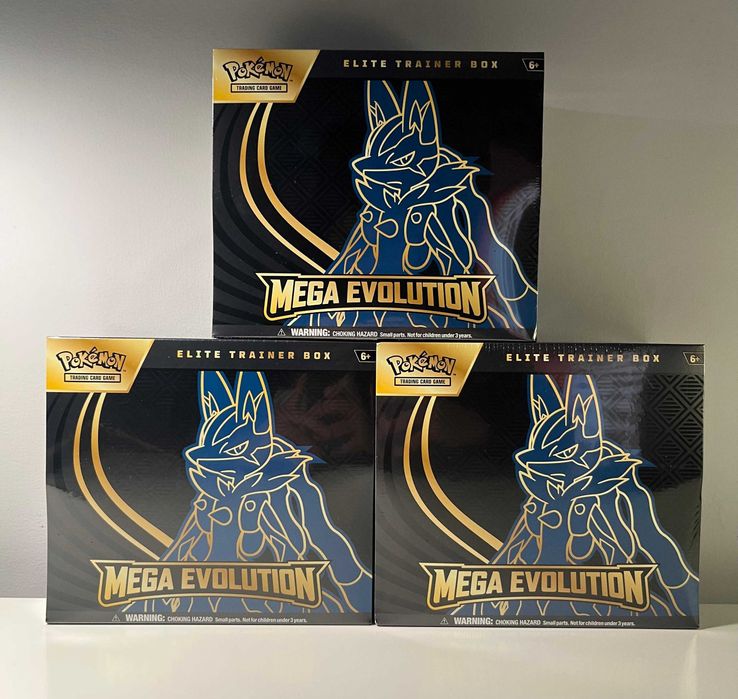 3x Mega Lucario Elite Trainer Box (ETB)