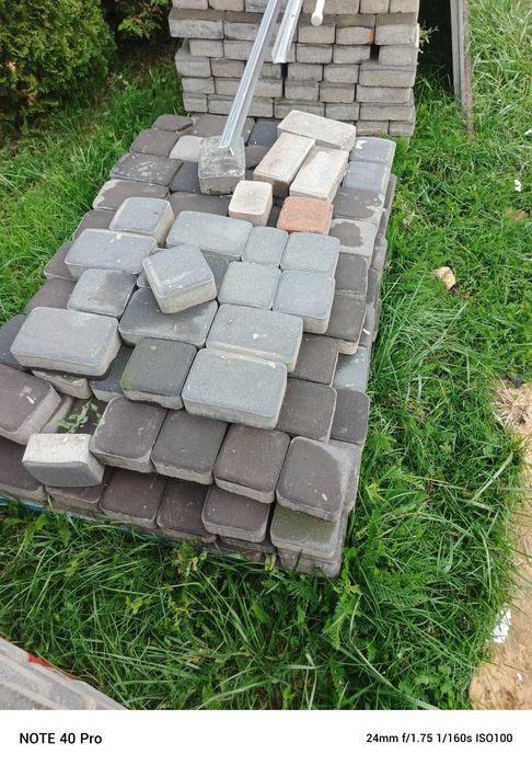 Kostka brukowa   kolor nostalik