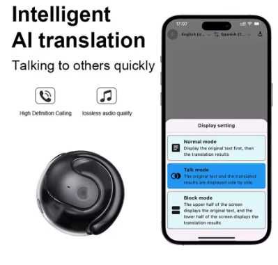 Бездротові Bluetooth-навушники  шт. інтелект-переклад в реальному часі