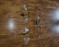 Lampa sufitowa + dwa kinkiety