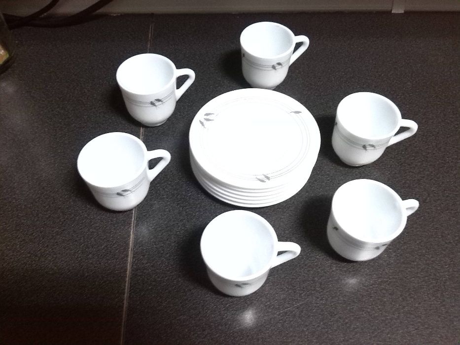 Conjunto de Chávenas de café