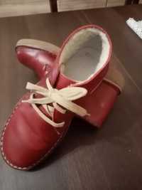 Trzewiki damskie, czerwone, rozmiar 37, praktycznie nowe buty