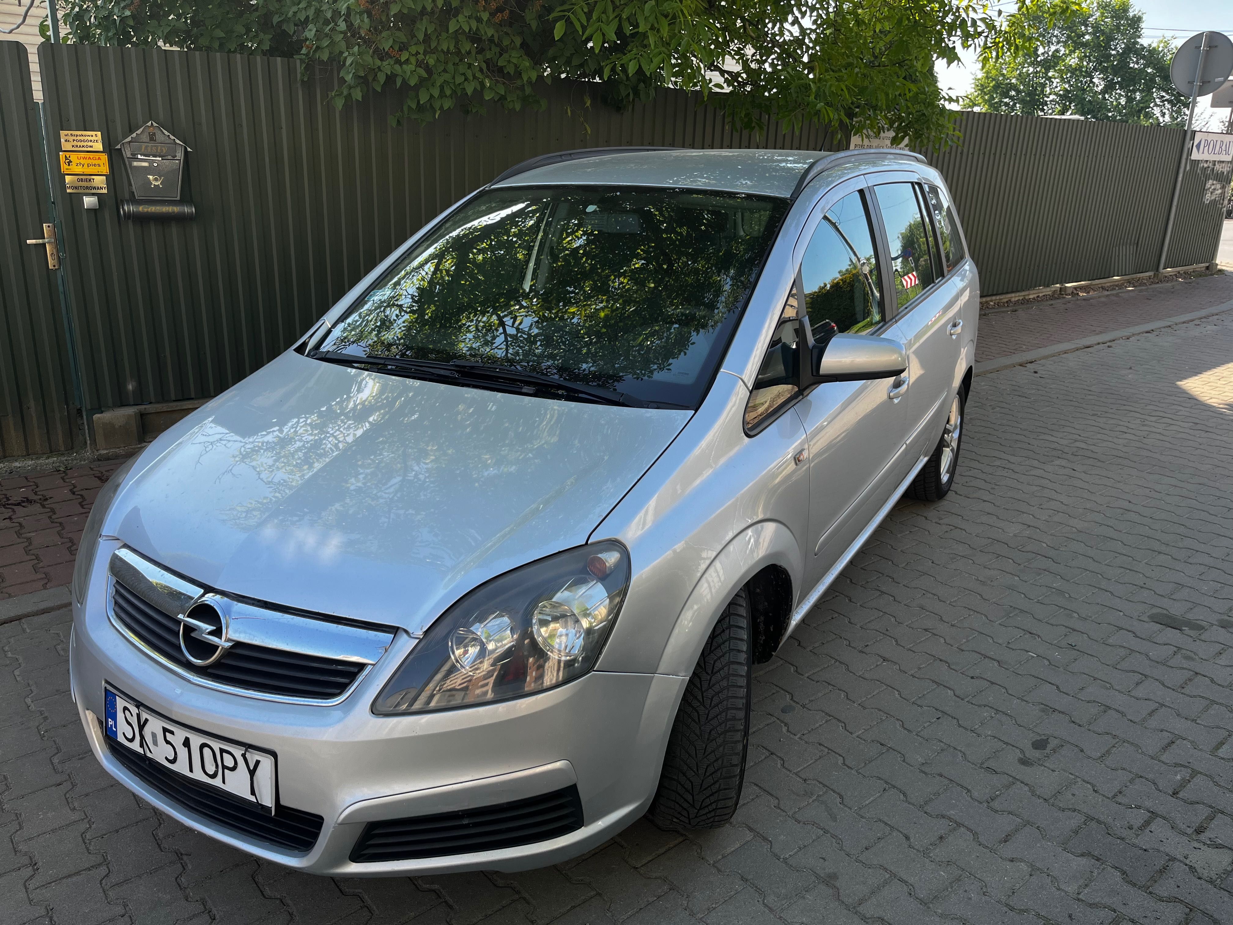 Opel Zafira 2007, 1.8 Benzyna 7 osobowy