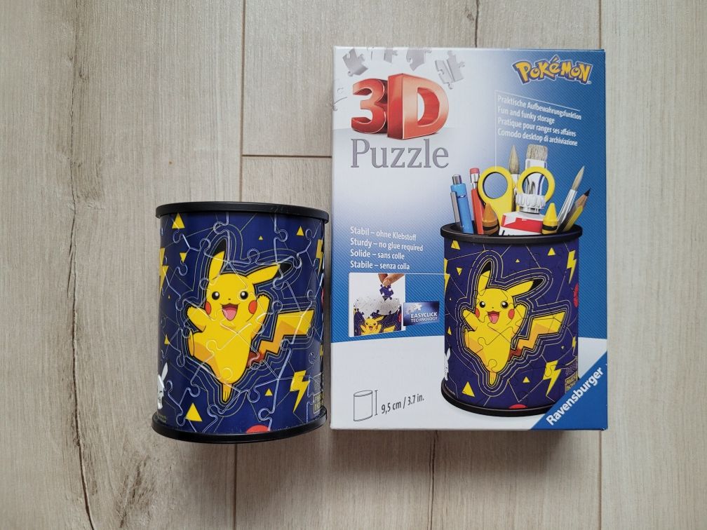 Puzzle 3D Pokemon Pikachu kubek