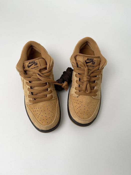 Оригинал Nike SB Dunk Low Wheat (BQ6817 204) оригинальние найк сб данк