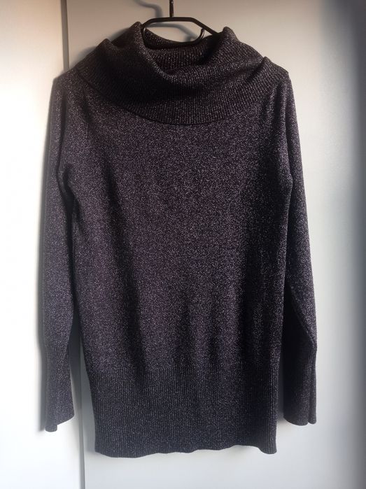 Elegancki sweterek z szerokim golfem. damski. S/M. Lovelin