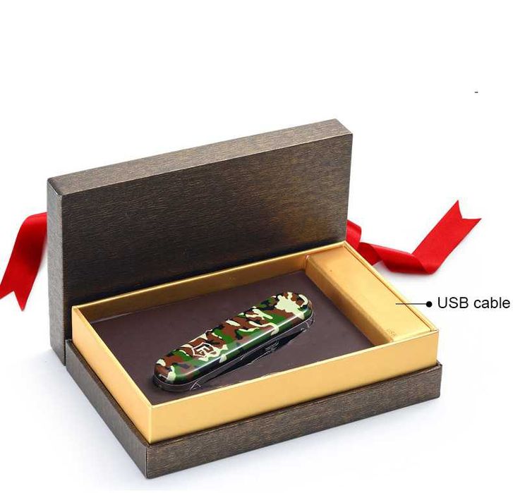 zapalniczka taktyczna SCYZORYK SURVIVAL Kamuflaż USB 5w1 DK-F4