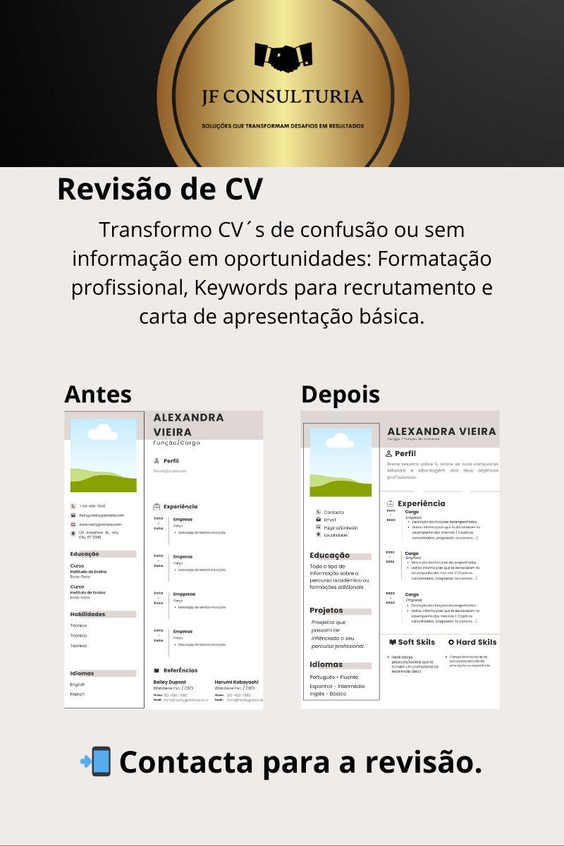 Revisão Profissional de CV