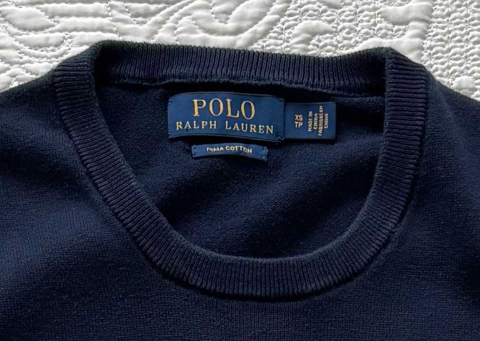 Pullover malha algodão azul-marinho XS - Polo Ralph Lauren