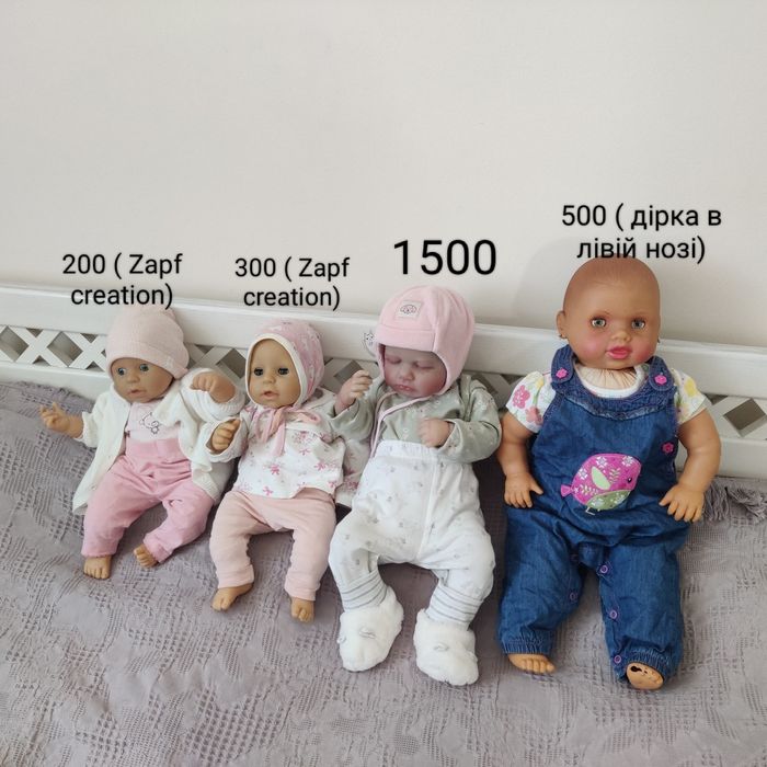 Реборн лялька пупс Zapf creation Ліам бебі борн