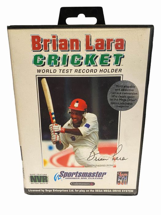 Brian Lara Cricket Sega Mega Drive