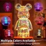 Lampa LED 3D niedźwiedź