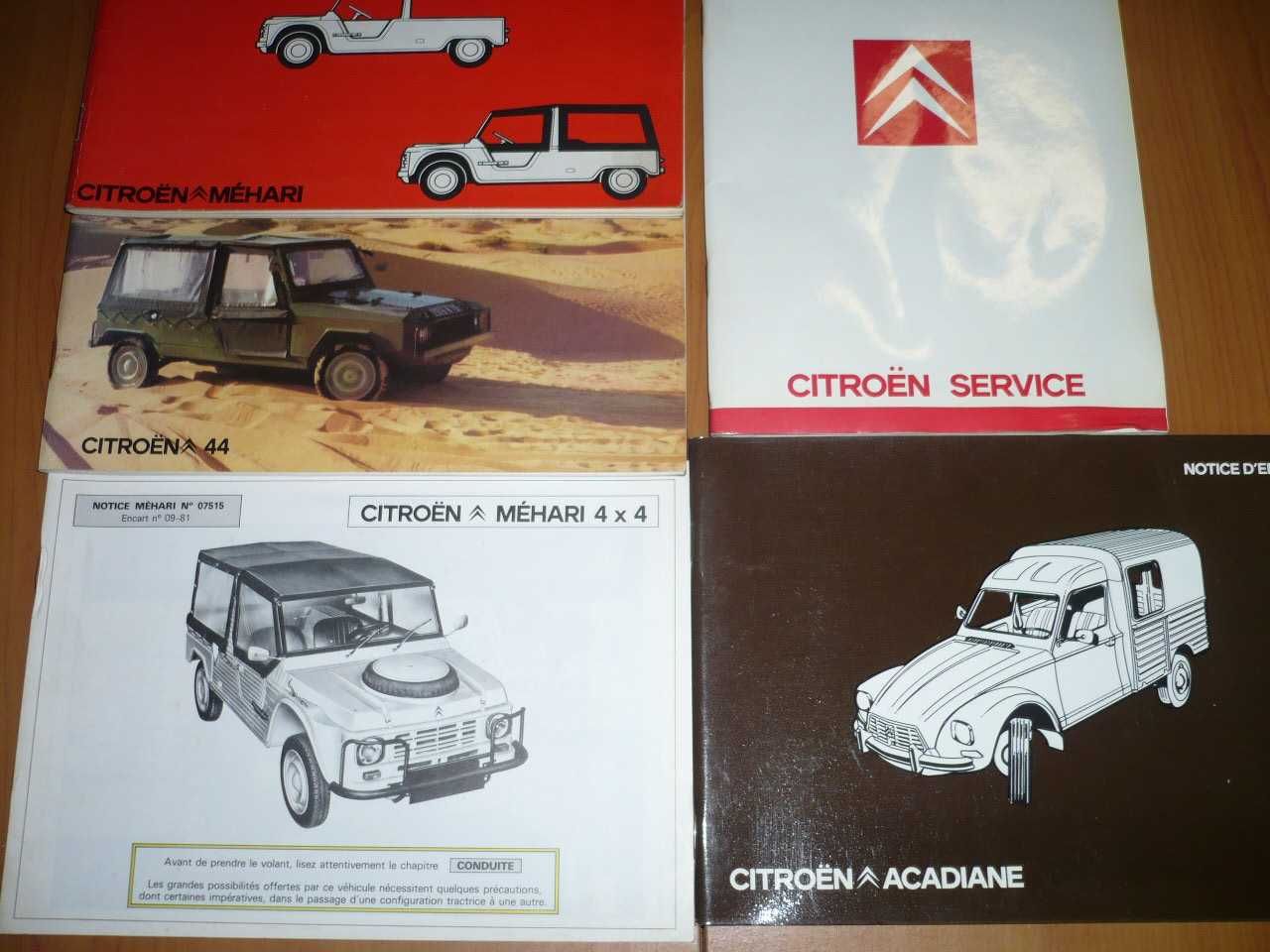 livros tecnicos e de instruções veículos citroen