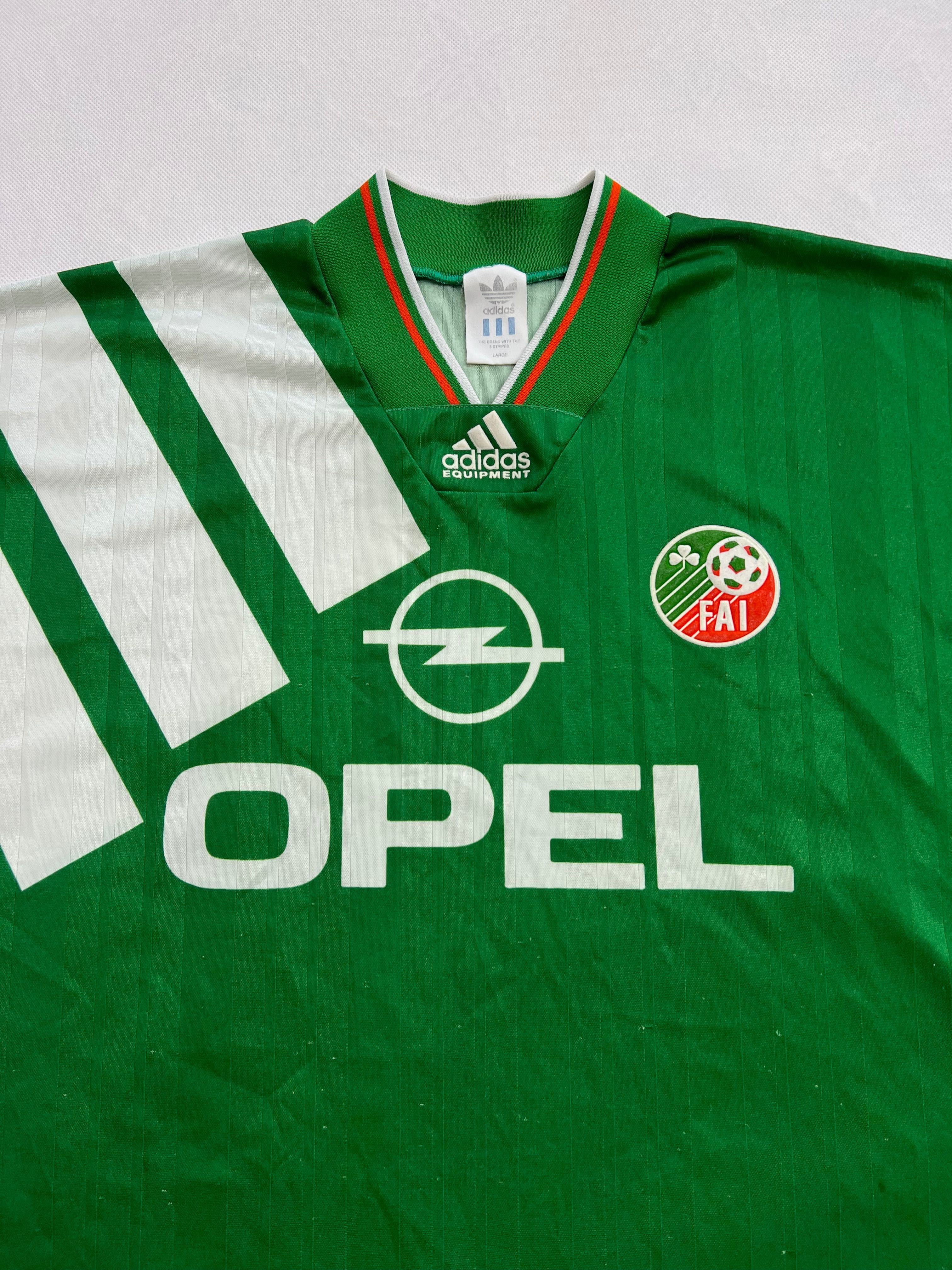 Adidas Republic Of Ireland 1992 Soccer Jersey vintage rare koszulka