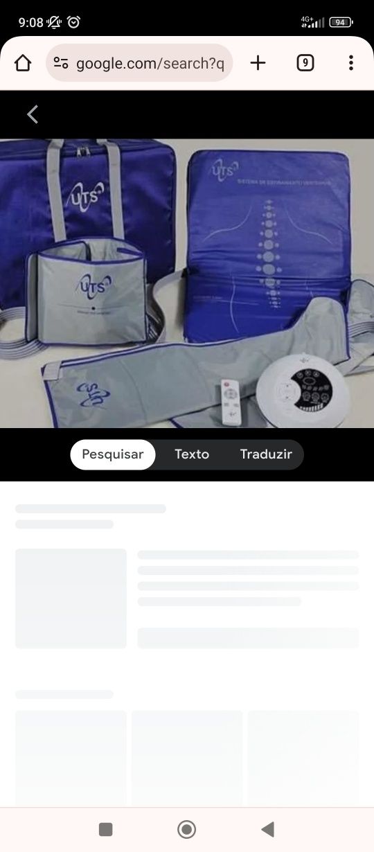 Pressoterapia portátil