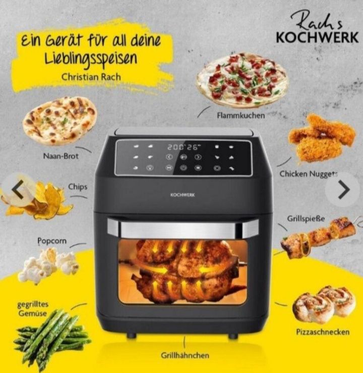 Airfryer frytkownica frytownica beztłuszczowa mini piekarnik grill