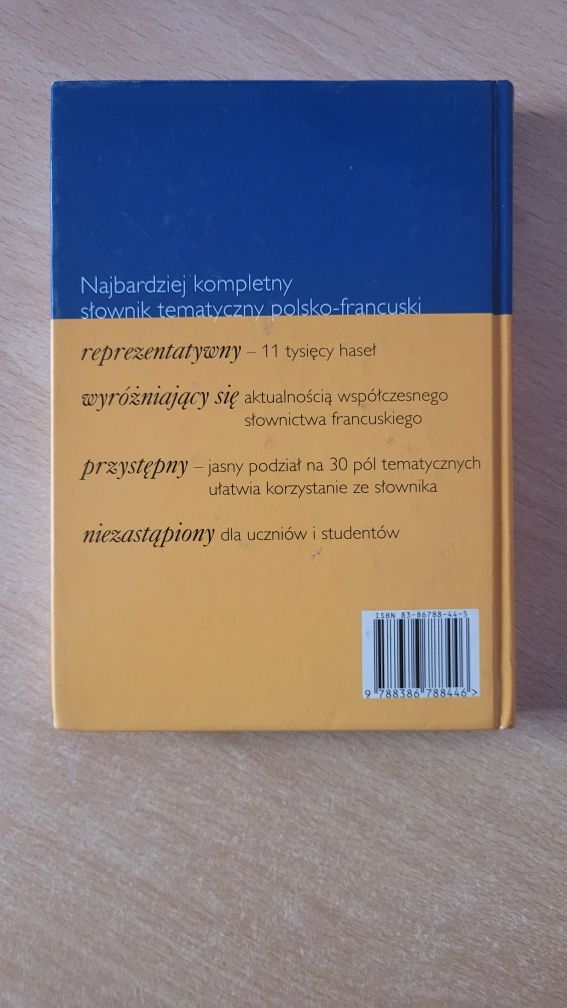 Nowy słownik tematyczny polsko-francuski