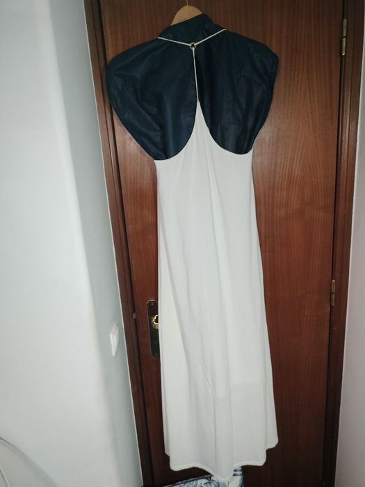 Vestido branco Massimo Dutti 42