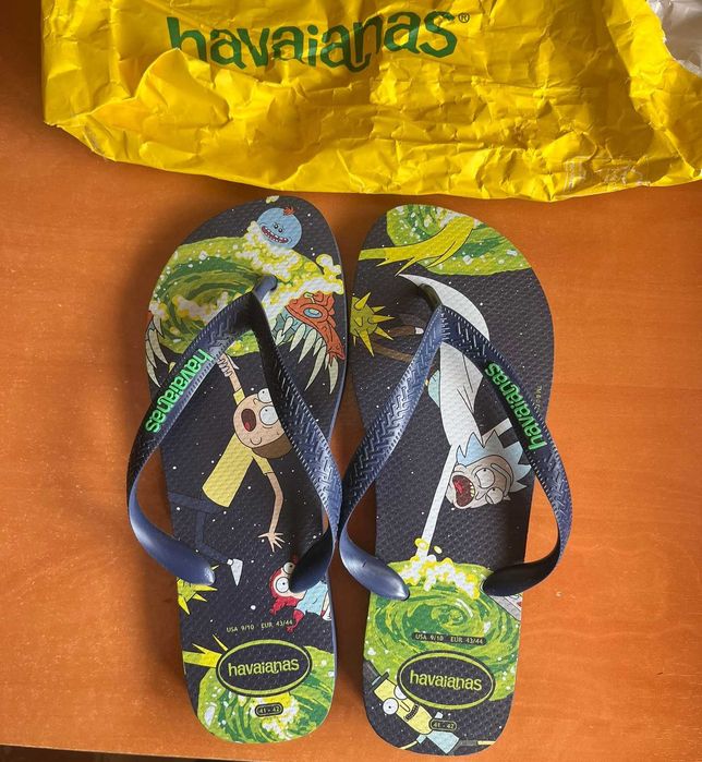 Havaianas Edição limitada Rick and Morty - Nunca usadas