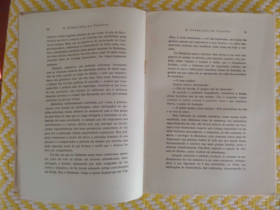 A CONQUISTA DO PARAÍSO
J. Caminha Dantas
Novela Portuguesa