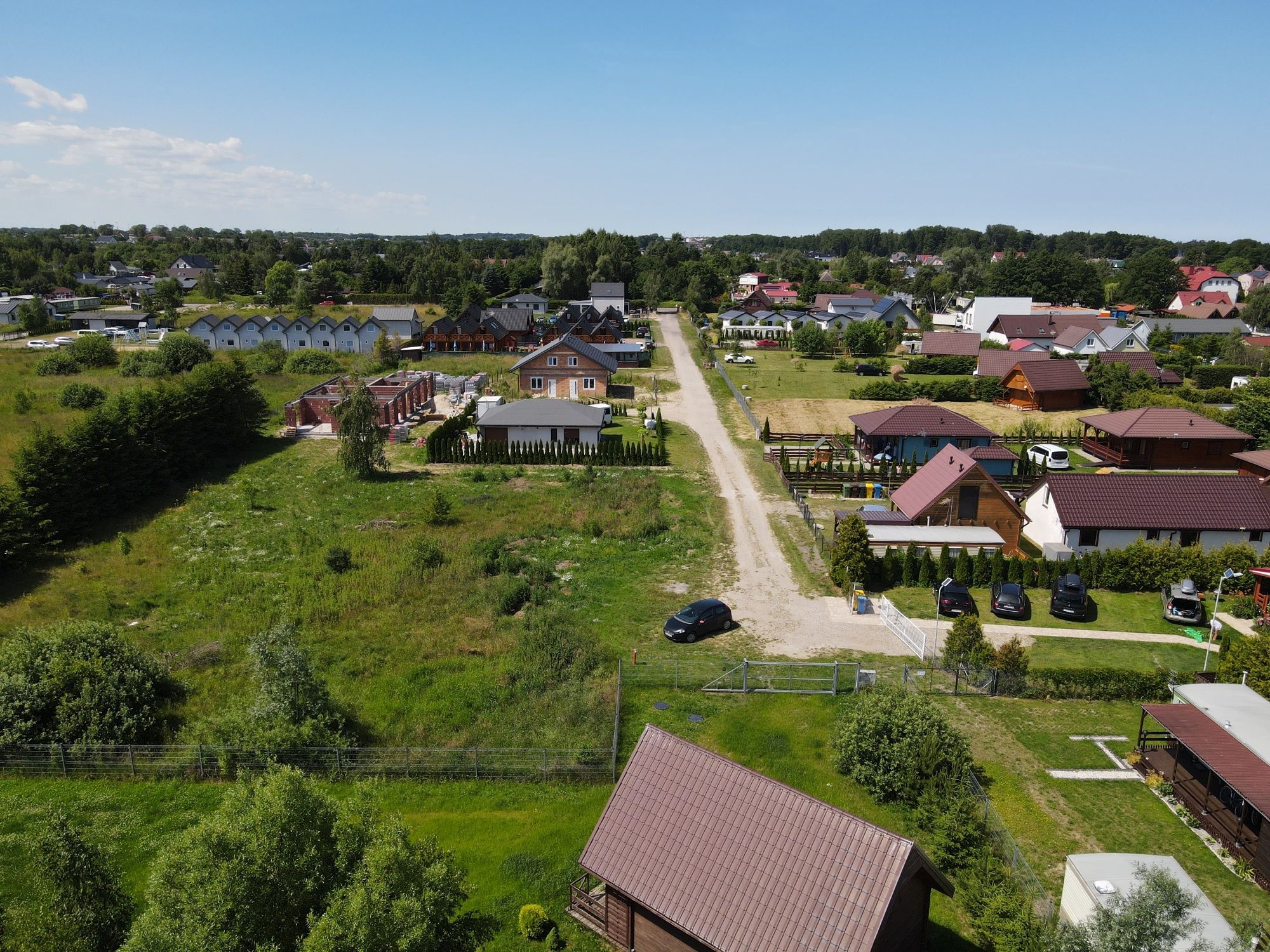 CHŁOPY działka budowlana 2000m²- cena 800zł/m²