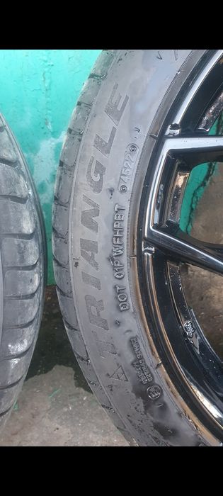 Продам диски Rial 18r с резиной и датчиками давления шин