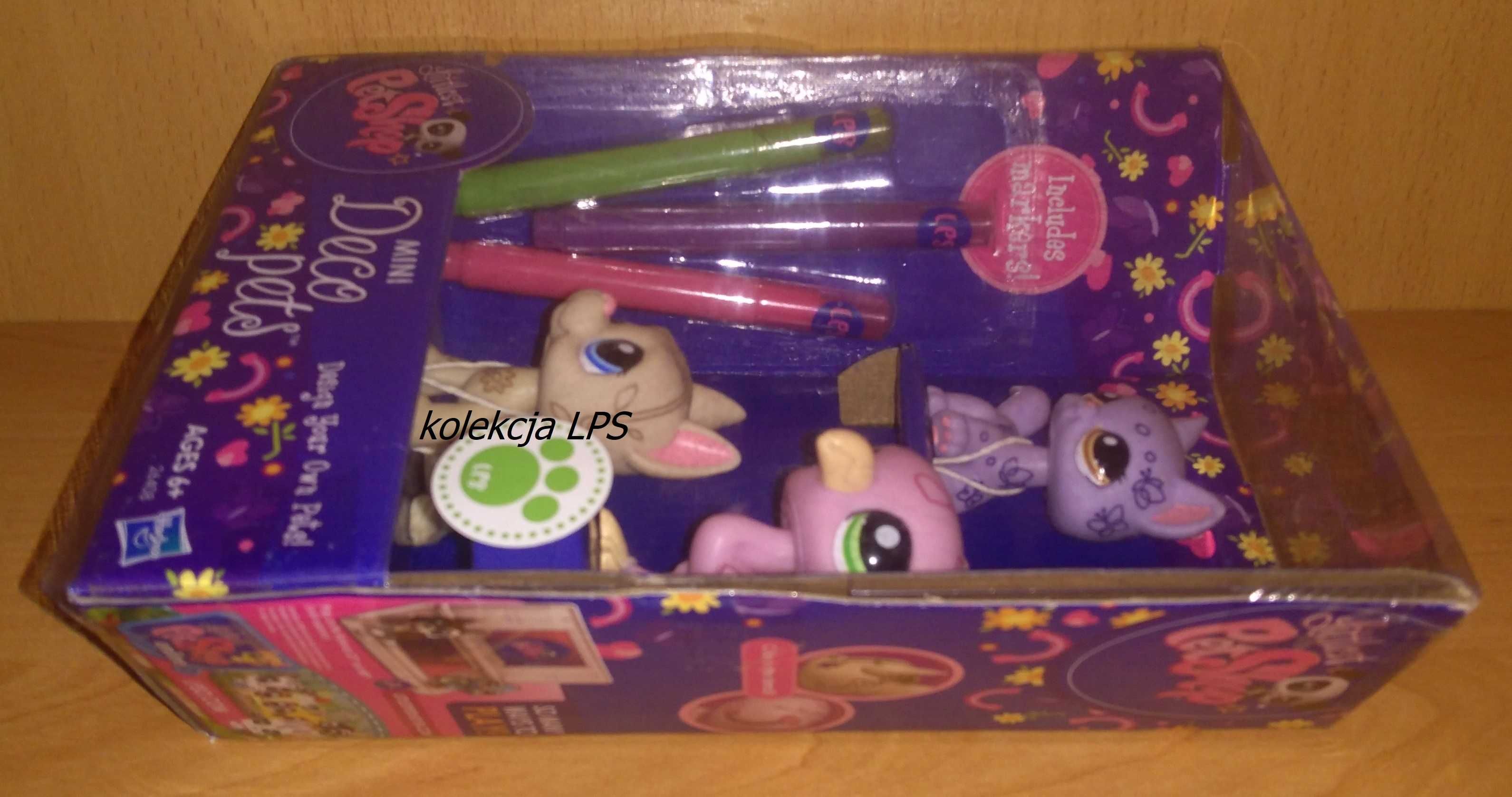 LPS dog deco ZESTAW Littlest Pet Shop oryginalny mini deco pets