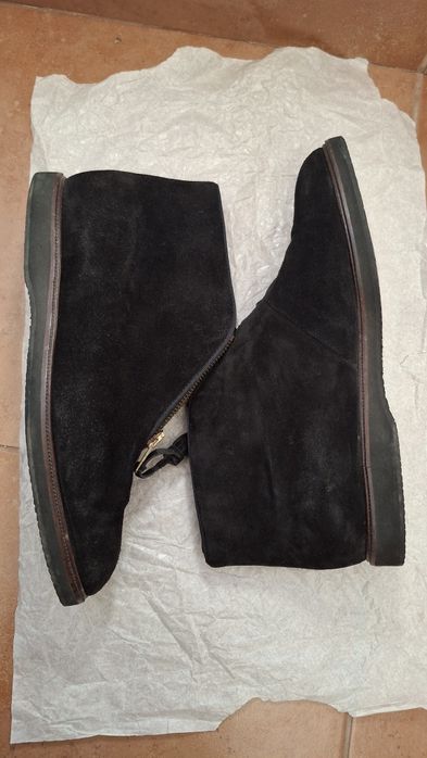 Botas pretas, N° 38/5 couro