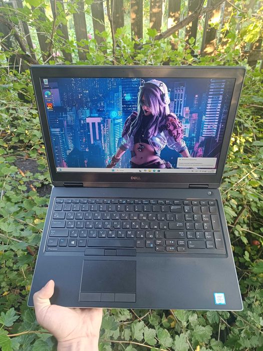 6 ядер Ігровий ноутбук DELL i7 8850H/32gb/512gb/Nvidia P3200 6GB