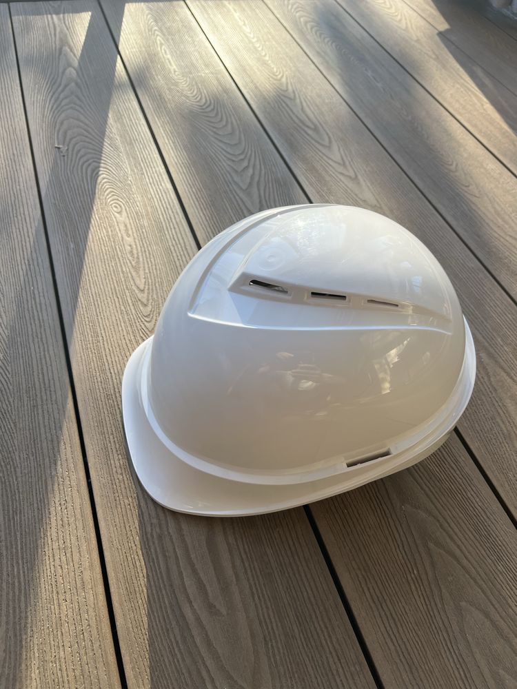 Kask budowlany biały