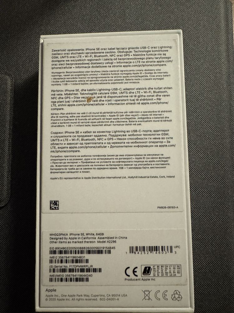 Iphone SE 2gen 2020 64gb biały