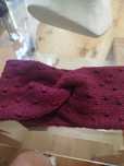 Opaska damska hand made gruba , ciepła