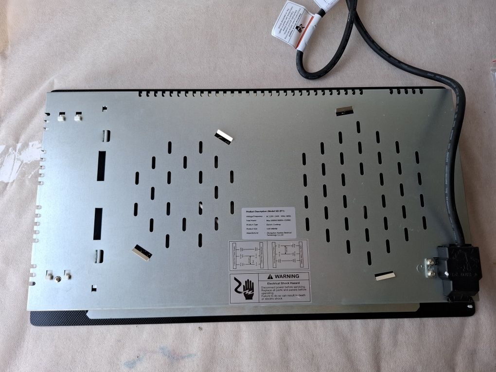 2-płytowa płyta do zabudowy, 3000w