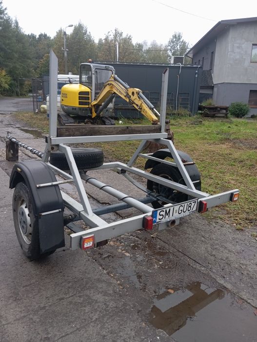 Przyczepa dłużyca + obrotnica