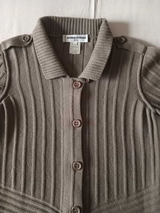 SONIA RYKIEL Кадгиган, кофта подовжена, вовна - кашемір