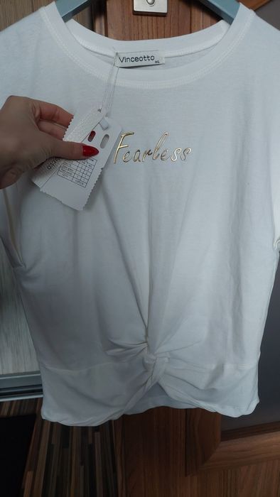 Bluzka t-shirt włoski producent Vince Otto Vinceotto moda włoska