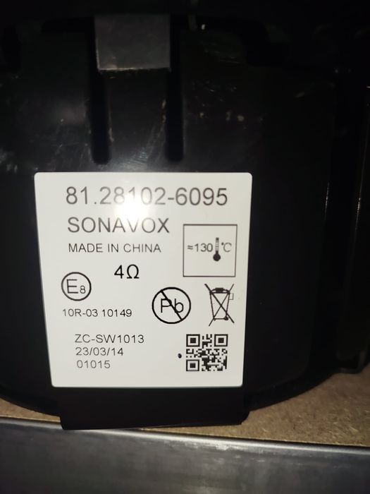 Subwoofer, tuba, głośniki basowe MAN TGX