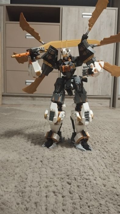 Lego niniago tytanowy smok - mech cole'a