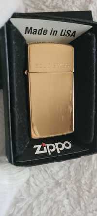 Zapalniczka Zippo Slim. Solid Brass 2011r. Nowa.