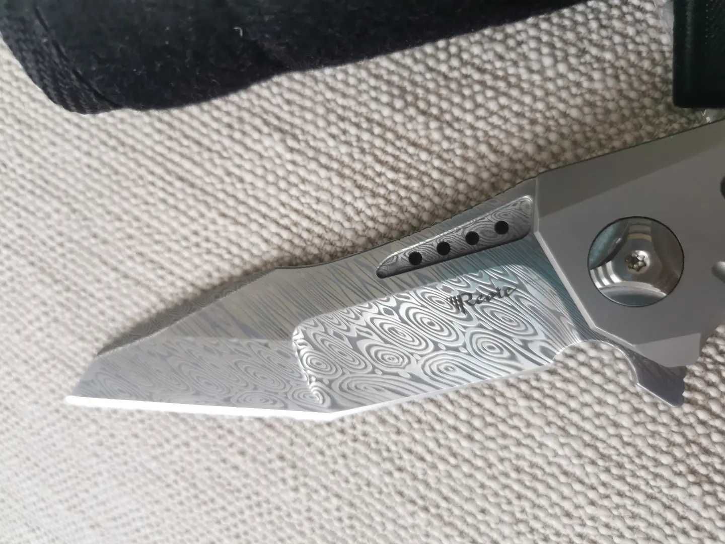 Nóż Reate Knives K-3 Tanto Polished  Damasteel 60-61 HRC